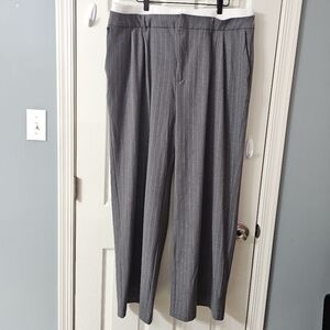 Wild Fable Gray Pinstripe Pants Elegant Wear Office Wear Career Beach Pants